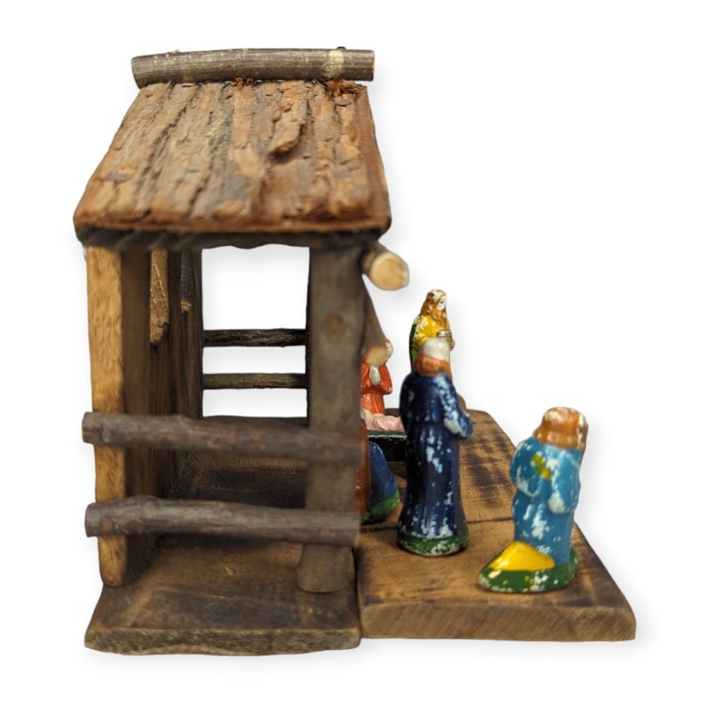 Vintage Rustic/Primitive Nativity Scene - Picture 5 of 14